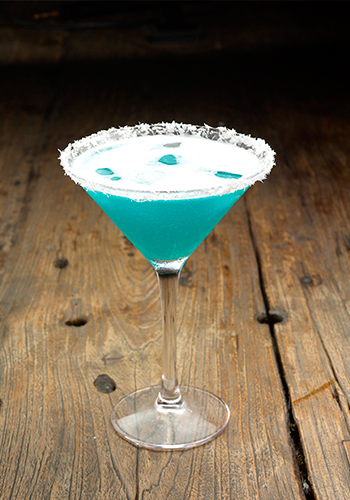 Morganfrield's Christmas Drink Jack Frost Martini