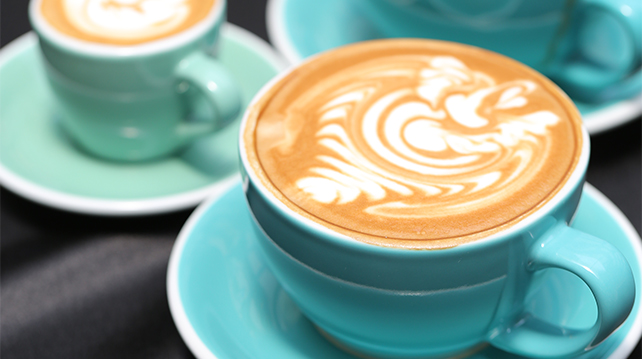 Latte Art by Malaysia Barista during the championship