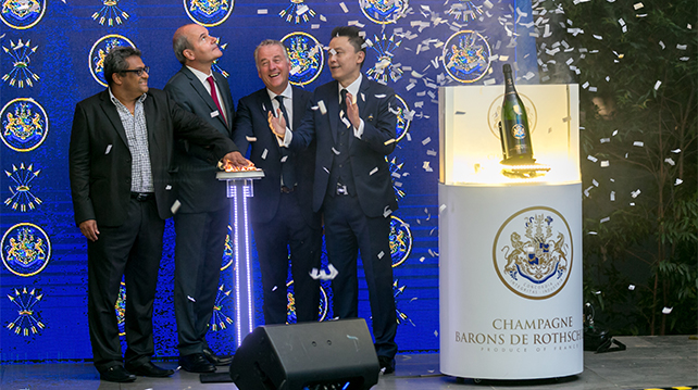 Champagne Baron de Rothschild launched at Maison Francaise Kuala Lumpur