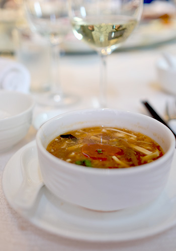 Sweet and Sour Hot Soup at The Mutiara Palace Restaurant