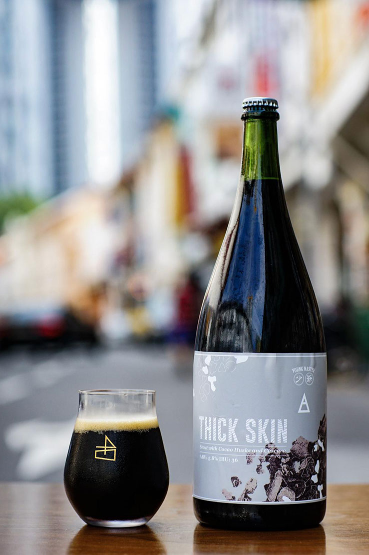 Thick Skin Beer - A collaboration between Young Master and Native SG