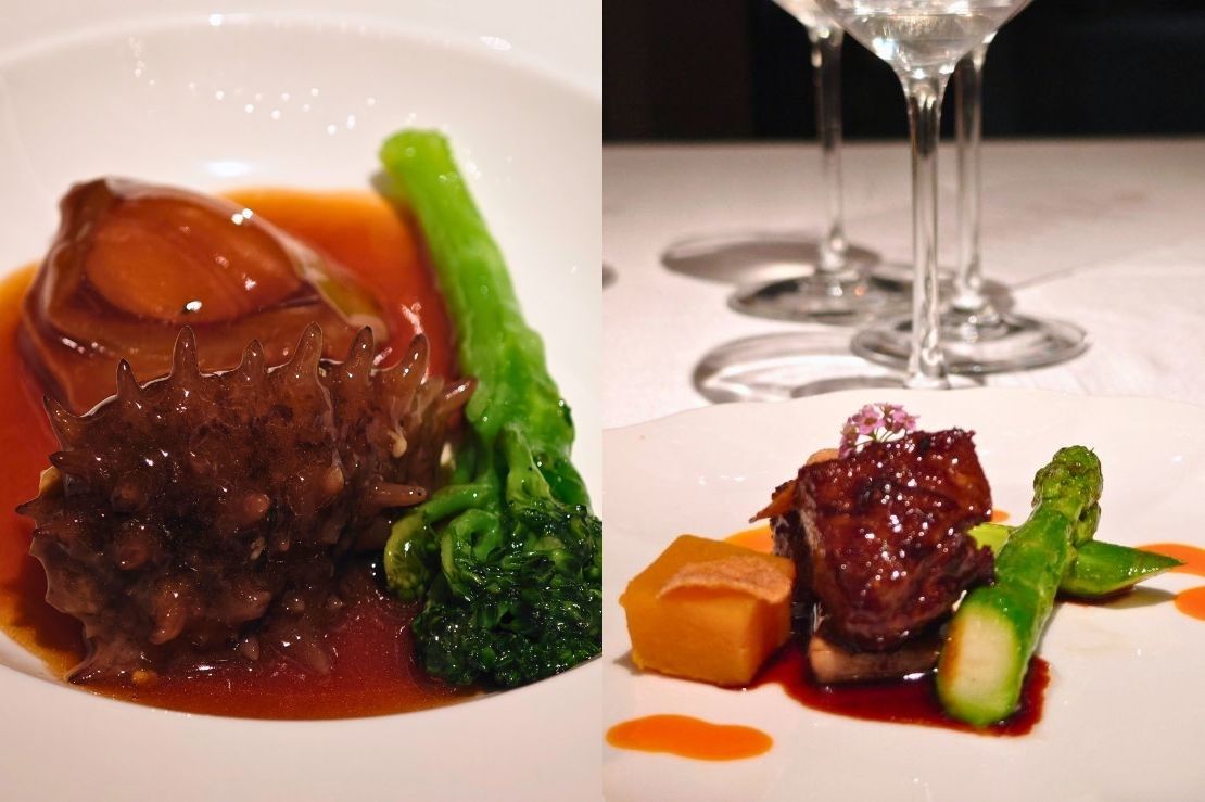 Royal China x Eiheiji Hakuryu Sake Pairing Abalone and A5 Wagyu
