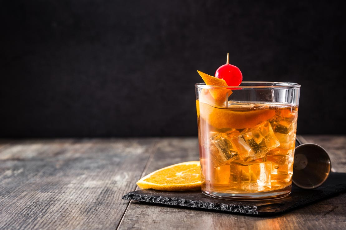 Cognac Old Fashioned classic cocktail recipe