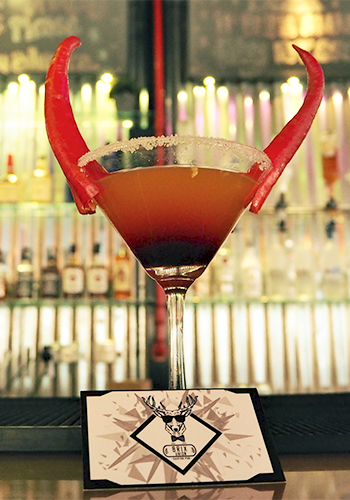 Brix Union Devil Halloween Cocktail
