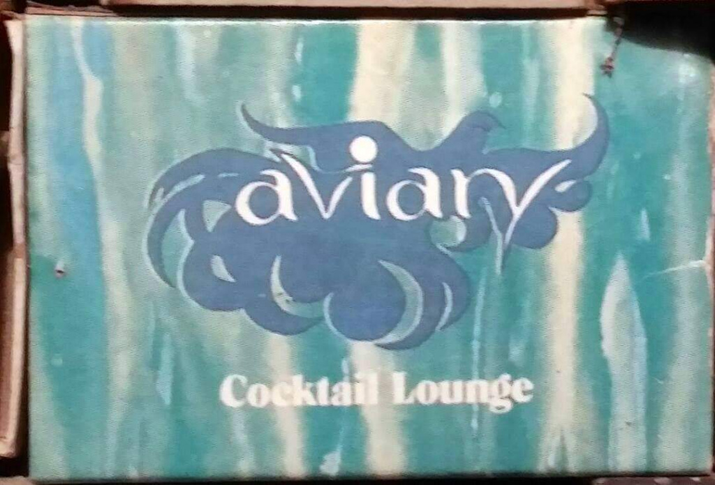 Aviary Lounge match box