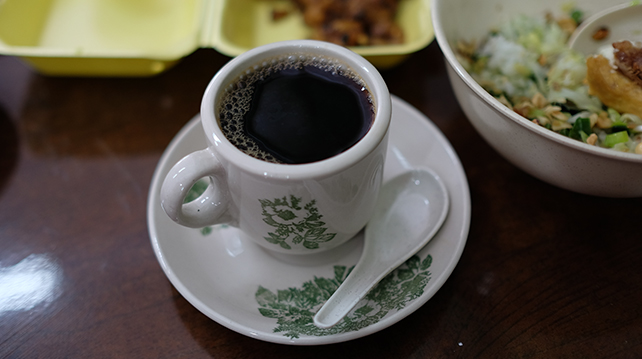 MyLiberica coffee served in local kopitiam