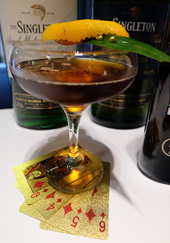 Osmund Bernard's Asian Negroni cocktail for Diageo World Class 2016