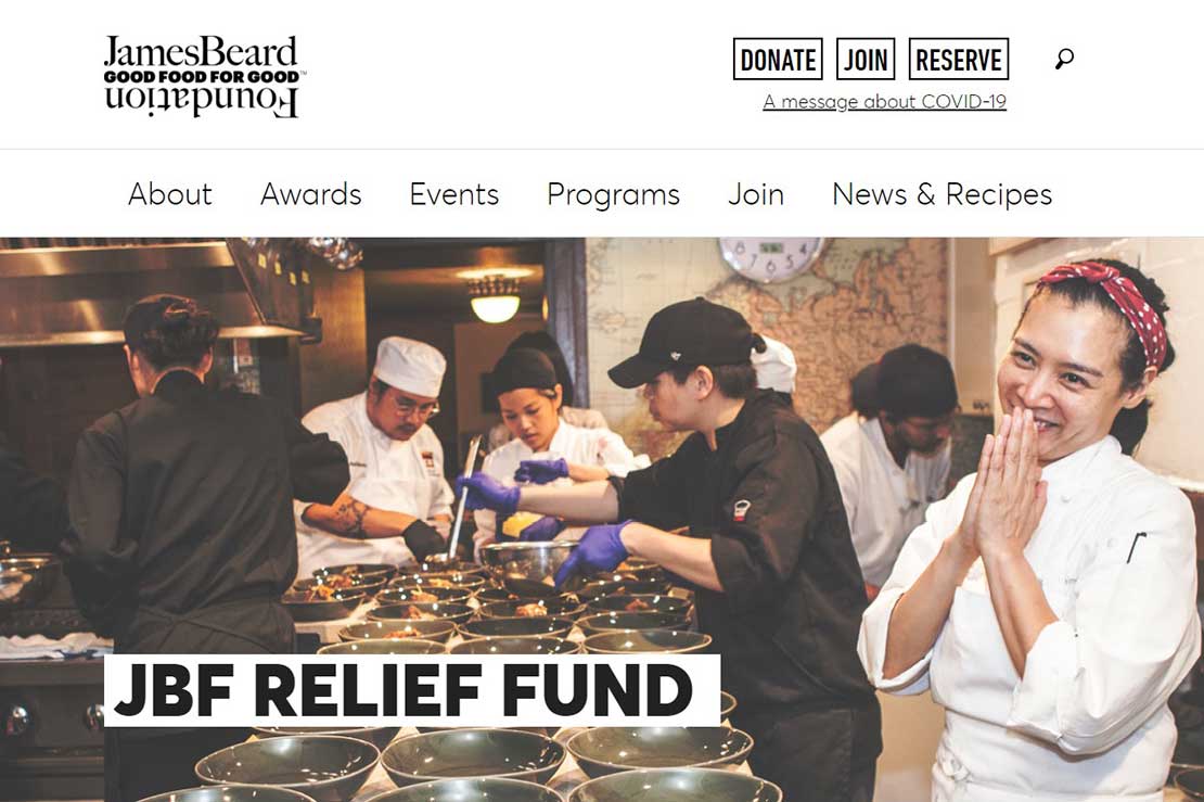 James Beard Foundation Relief Fund