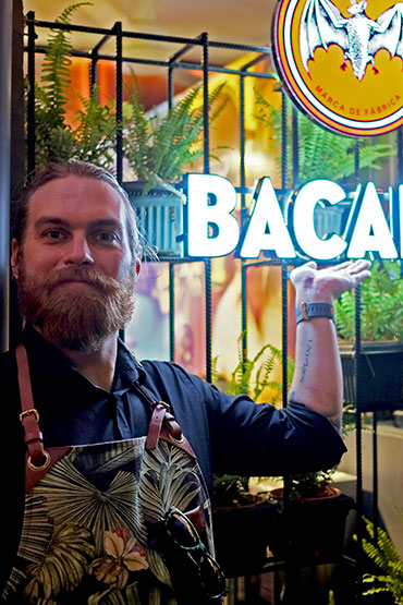 Bacardi Trade Ambassador Jonas Ax