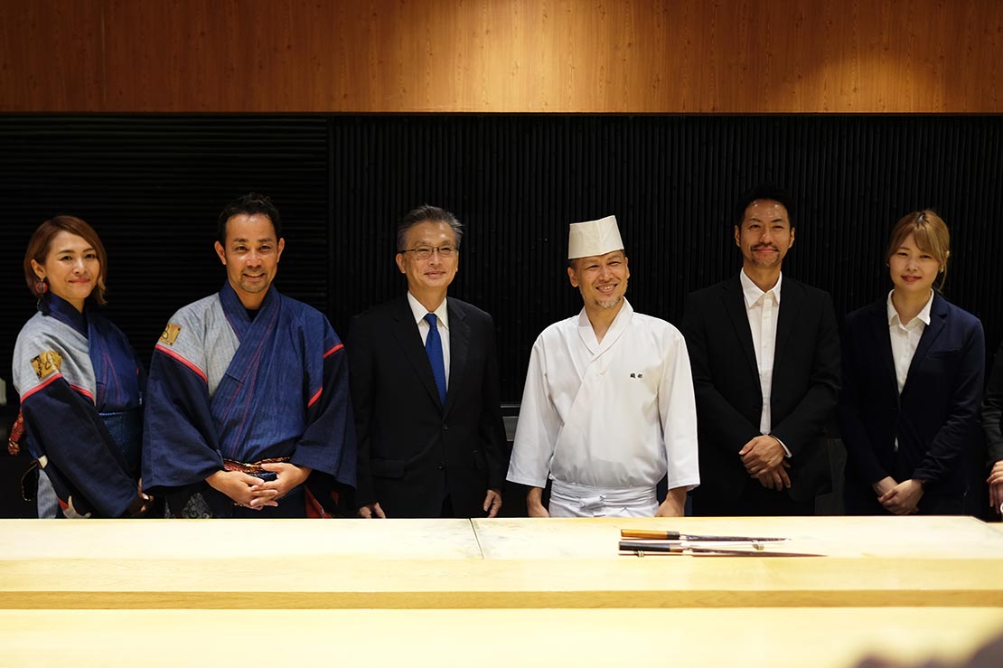 Japan Cuisine Ambassador Malaysia 2021 Naoya Kawasaki and his team