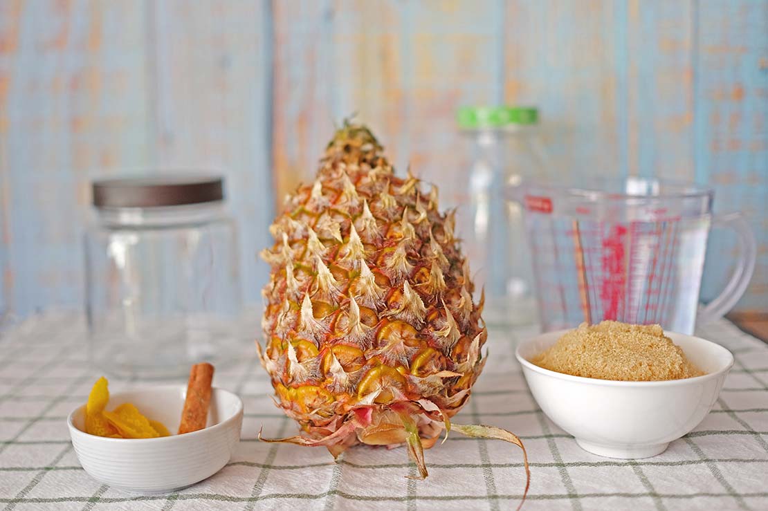 Tepache ripen pineapple