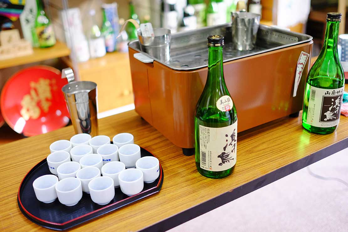 Some sake tastes more umami when warmed up