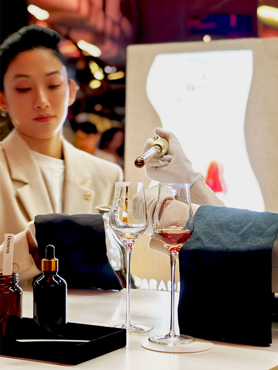 Hennessy Paradis poured during the relaunch in Singapore 2025