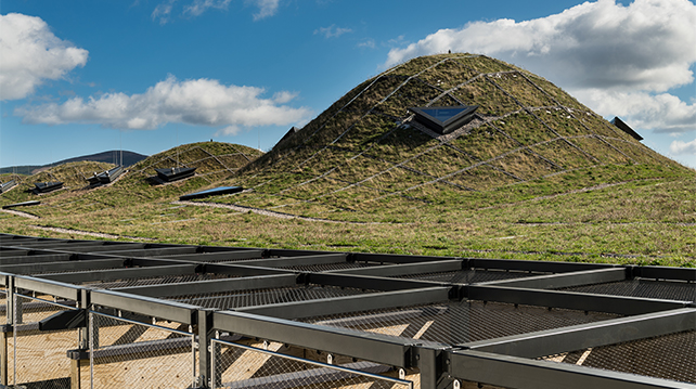 The Macallan new distillery roof