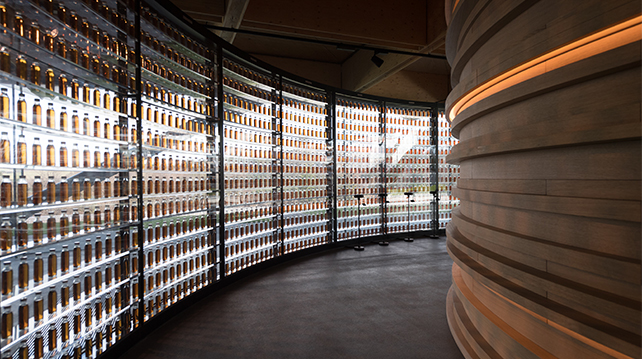 The Macallan distillery six pillars - natural colours