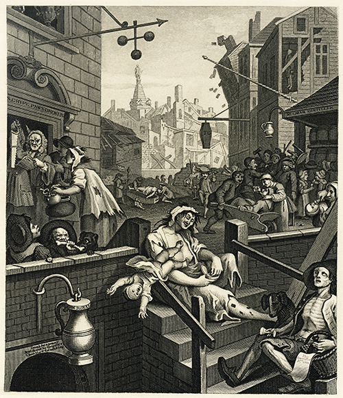 William Hogarth Gin Lane