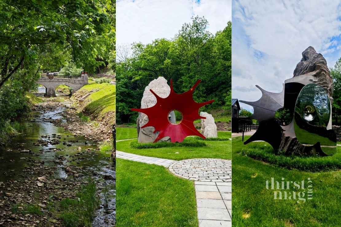 Hardin Creek art installation