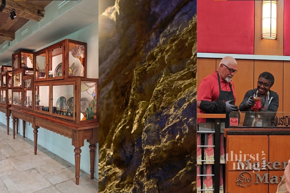 Margie pewter collection dipping station