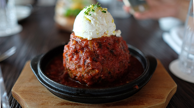 Lavo Singapore giant meatball