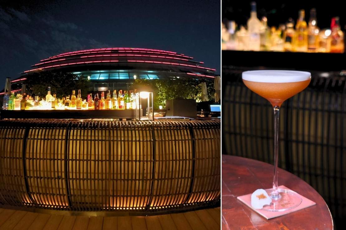 Sora Phnom Penh sky deck and cocktail