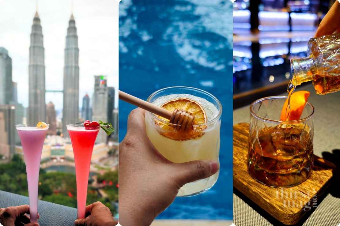 SkyBar cocktails