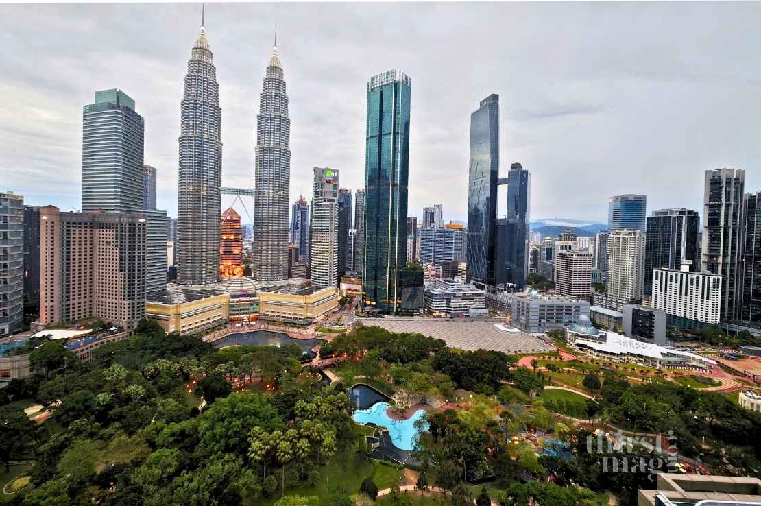 Petronas Twin Towers from Deluxe Room view