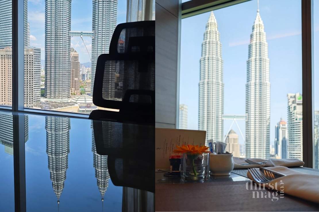 Petronas Twin Towers from Traders Hotel KL