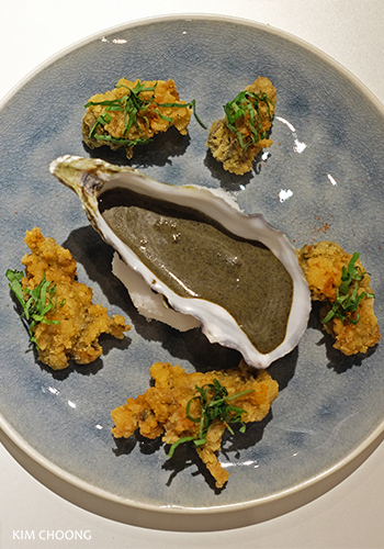 Deep fried Fine de Claire oysters