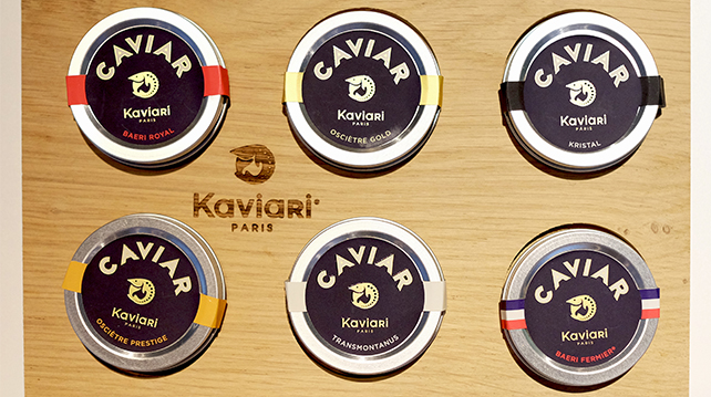 Kaviari caviar range