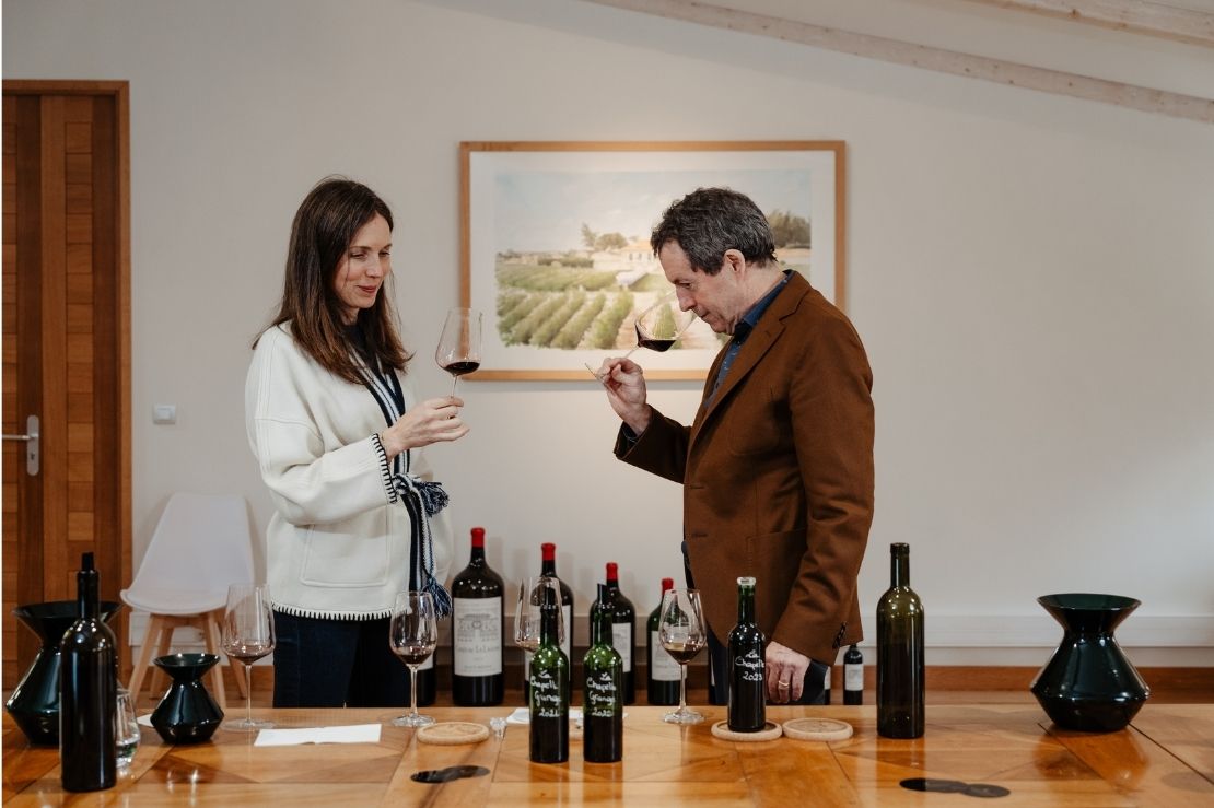 Chief winemakers Caroline Frey and Peter Gago