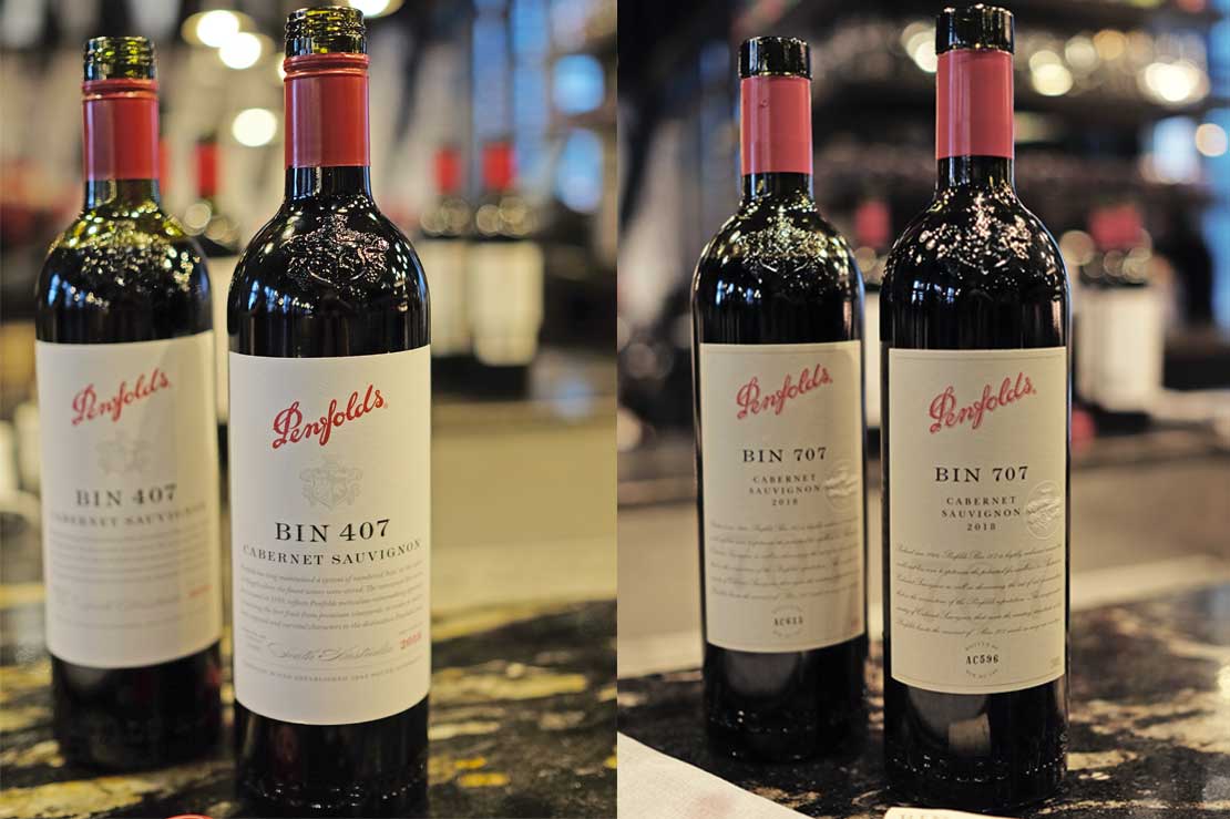 Penfolds Bin 407 & 707