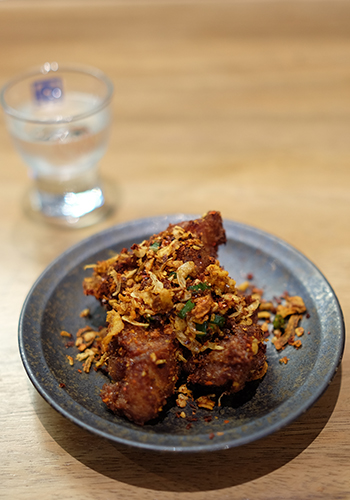 Junmai Ginjo x fried chicken