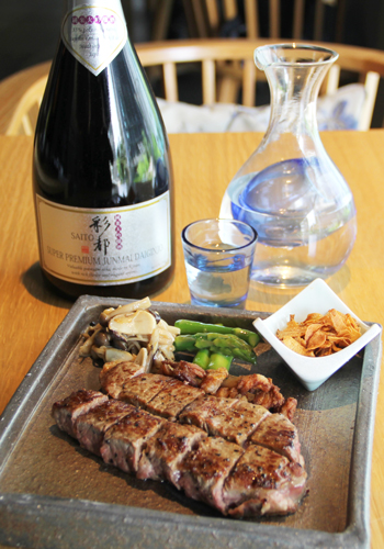 Tatsu Sake Pairing Wagyu Beef