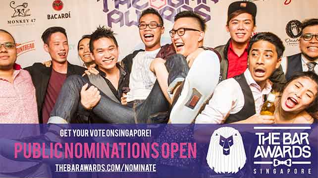 Bar Awards Singapore now open for nomination