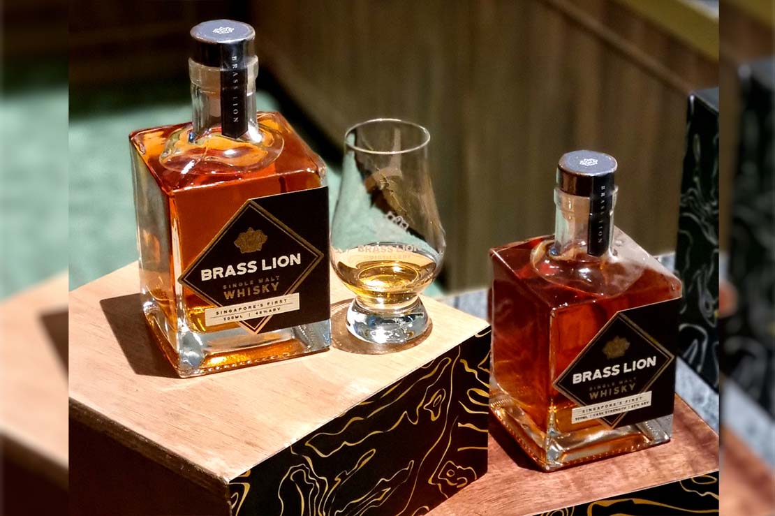 Brass Lion Distillery made history with the first whisky in Singapore