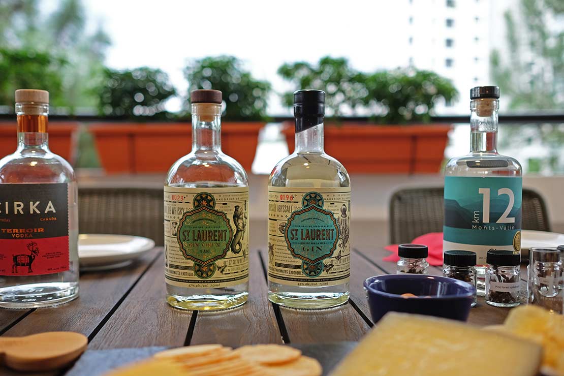 Three Quebec craft gin brands fresh to the Singapore market