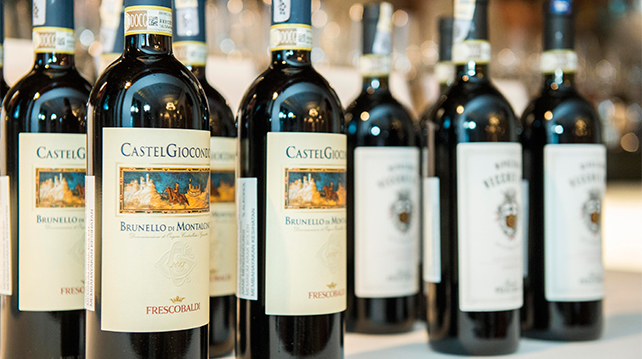 What food to pair with a selection of Frescobaldi wines