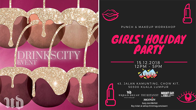 DrinksCity KL with Urban Decay @ Joloko