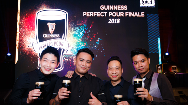 The winners of the Guinness Perfect Pour 2018