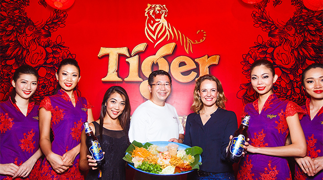 Rewarded with cash by Tiger Beer this CNY