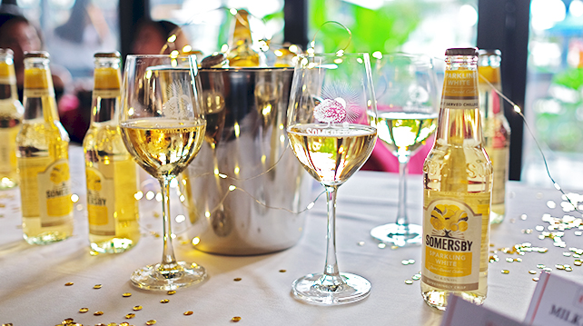 Dine with Somersby Sparkling White