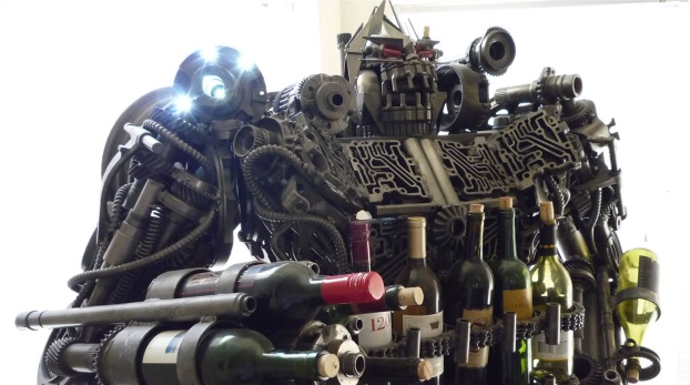 The Transformer Wine Rack